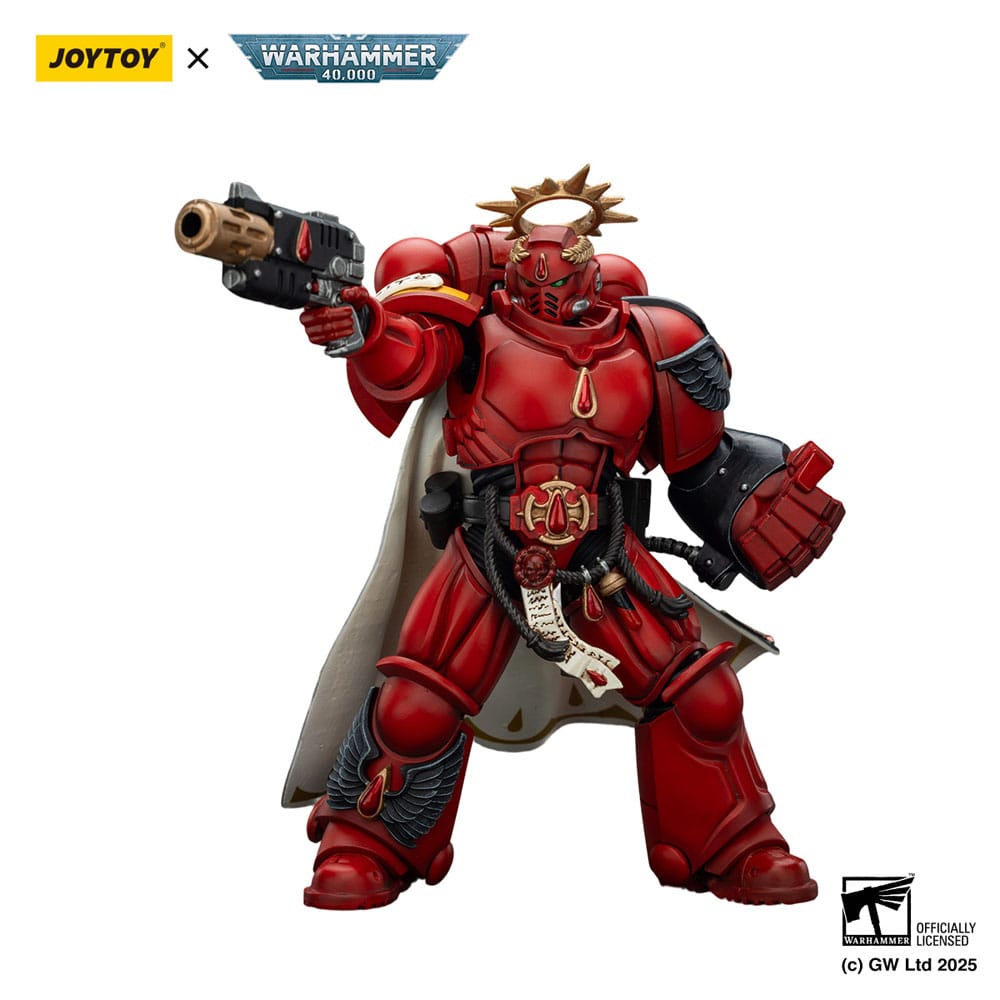 Warhammer 40,000: Combat Patrol Blood Angels Actionfigur Captain with Inferno Pistol & Power Fist 20 cm - Preorder - ETA: 25.12.2025