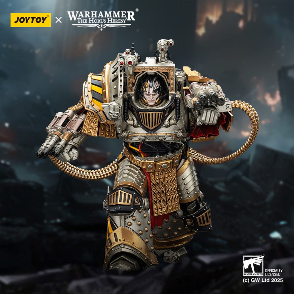 Warhammer The Horus Heresy Actionfigur Iron Warriors Perturabo Primarch of the lVth Legion 28 cm - Preorder - ETA: 25.01.2026