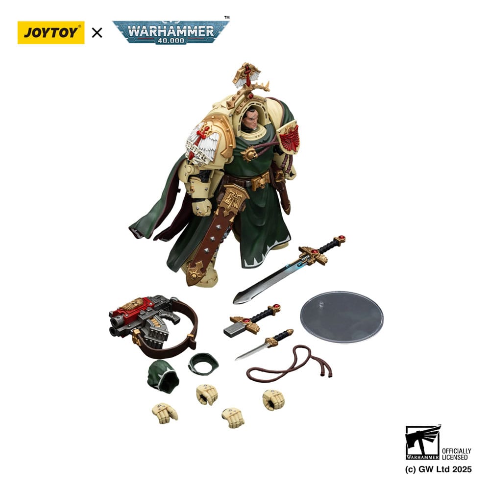 Warhammer 40,000: Dark Angels Actionfigur Belial Grand Master of The Deathwing With the Sword of Silence and Storm Bolter 14 cm - Preorder - ETA: 25.01.2026