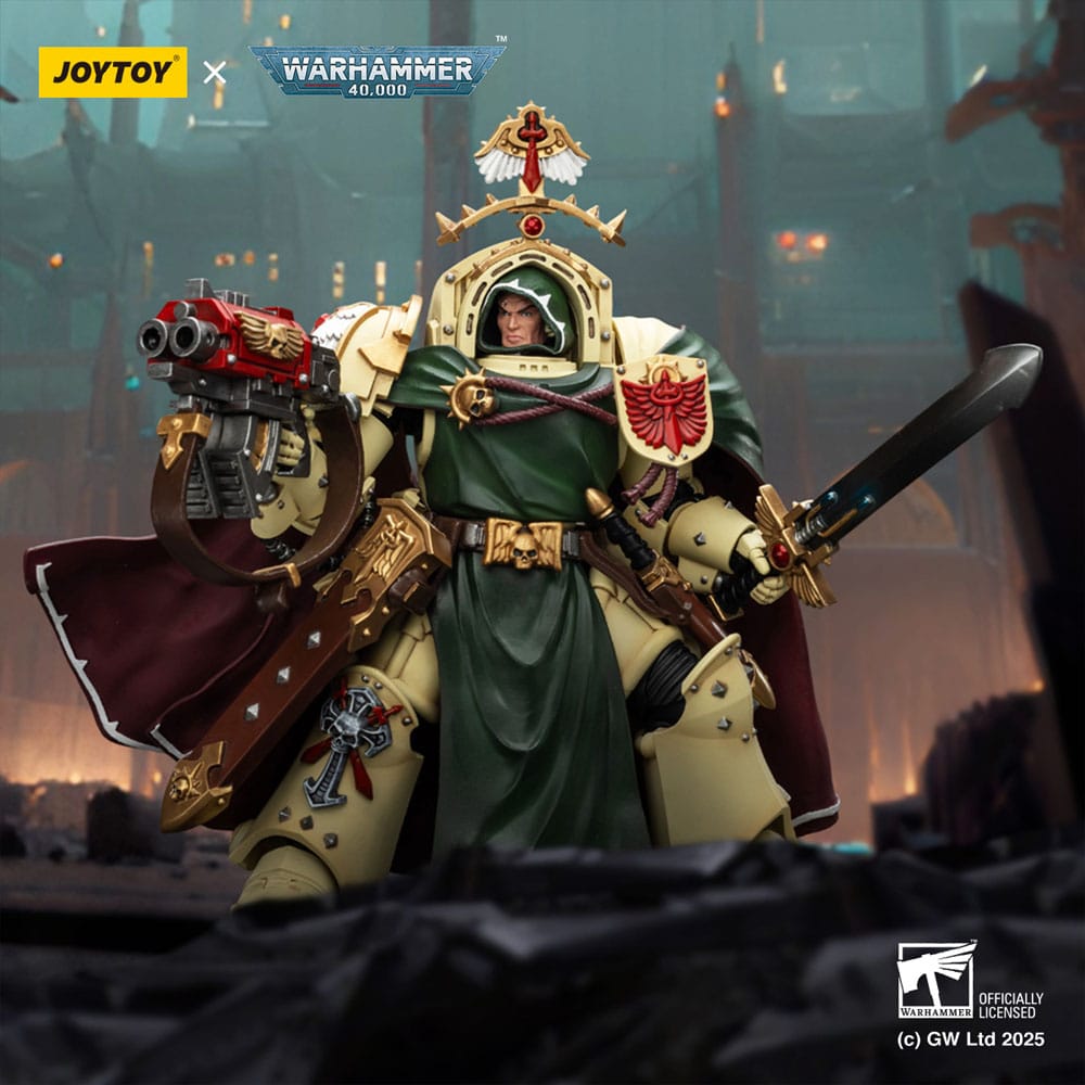 Warhammer 40,000: Dark Angels Actionfigur Belial Grand Master of The Deathwing With the Sword of Silence and Storm Bolter 14 cm - Preorder - ETA: 25.01.2026