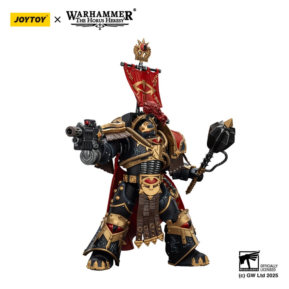 Warhammer 40,000: Sons of Horus Actionfigur Legion Cataphractii Praetorwith Combi-Melta and Power Maul 14 cm - Preorder - ETA: 25.02.2026