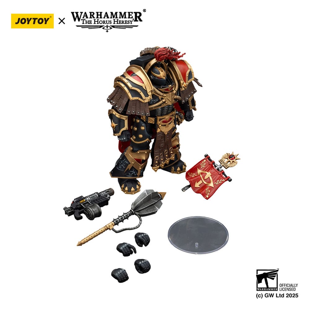 Warhammer 40,000: Sons of Horus Actionfigur Legion Cataphractii Praetorwith Combi-Melta and Power Maul 14 cm - Preorder - ETA: 25.02.2026