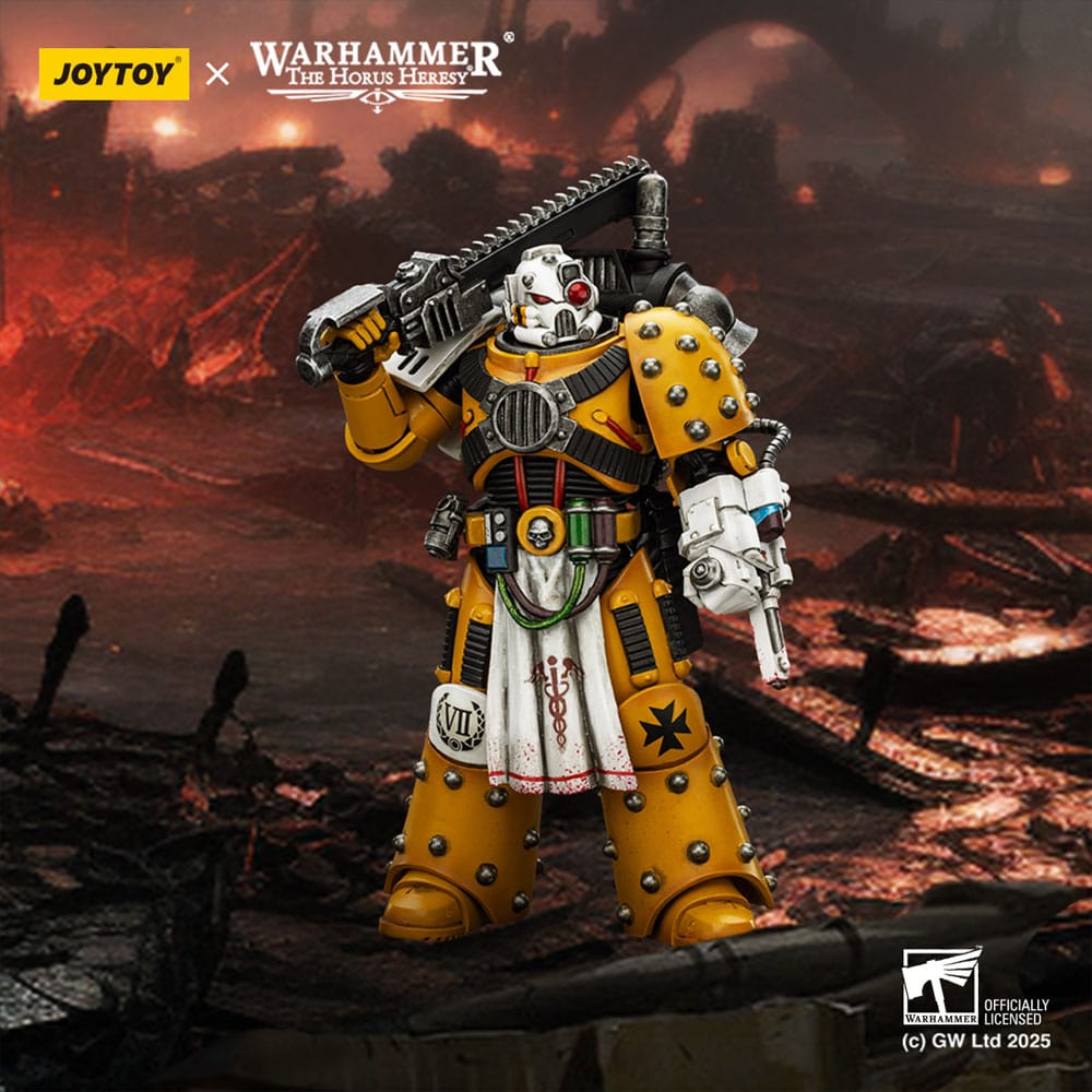 Warhammer 40,000: imperial Fists Actionfigur Legion Apothecary 12 cm - Preorder - ETA: 25.02.2026