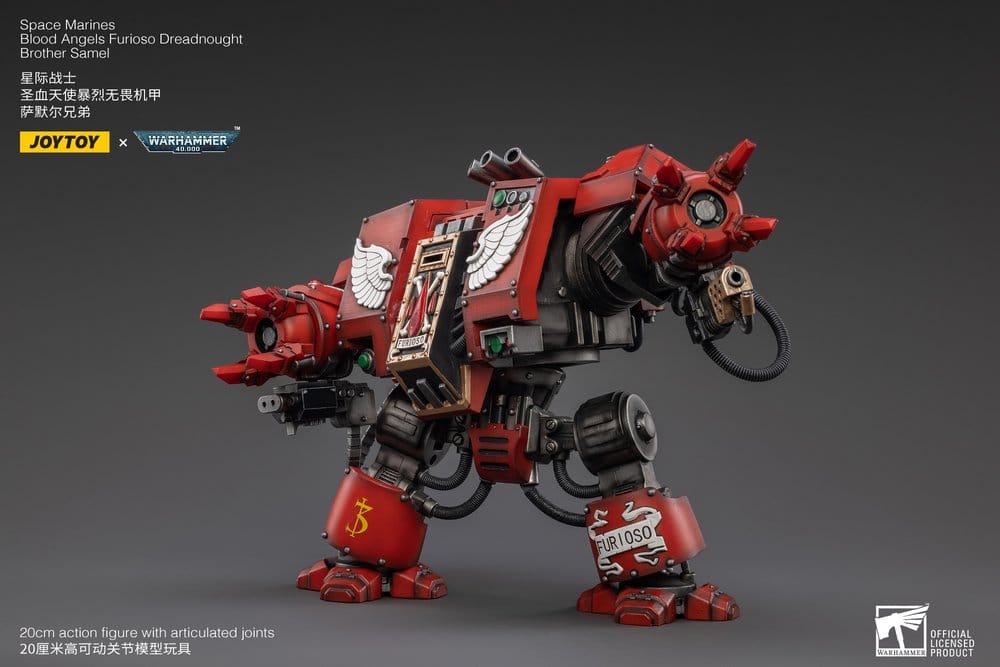 Warhammer 40,000 Actionfigur Blood Angels Furioso Dreadnought Brother Samel 20 cm - Preorder - ETA: 25.09.2026