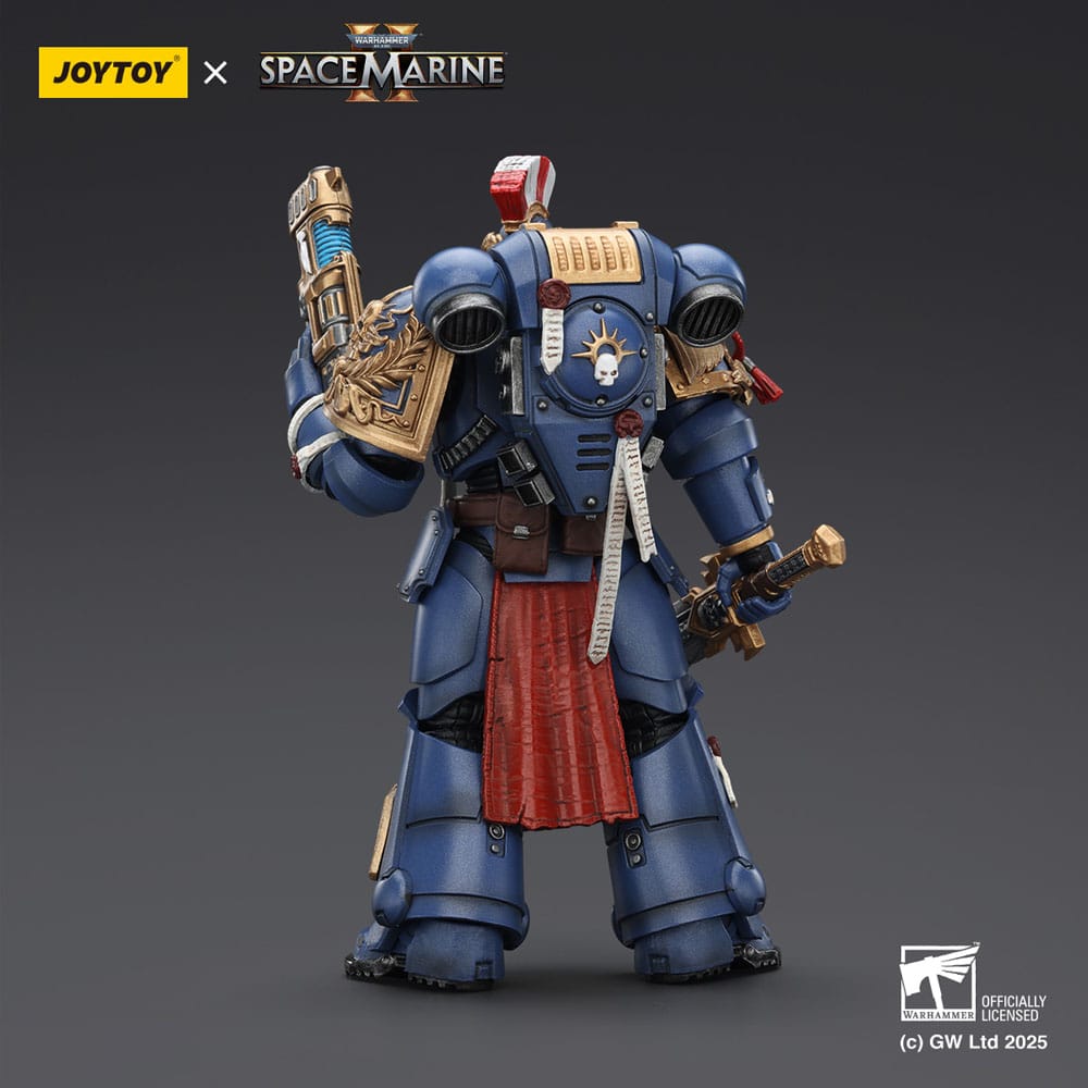 Warhammer 40,000: Space Marine 2 Actionfigur Ultramarines Relic Primus Armourwith Plasma Pistol and Combat Blade 13 cm - Preorder - ETA: 25.04.2026
