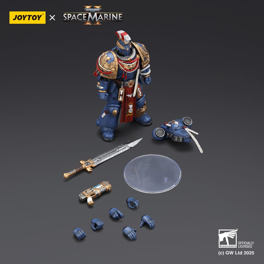 Warhammer 40,000: Space Marine 2 Actionfigur Ultramarines Relic Primus Armourwith Plasma Pistol and Combat Blade 13 cm - Preorder - ETA: 25.04.2026