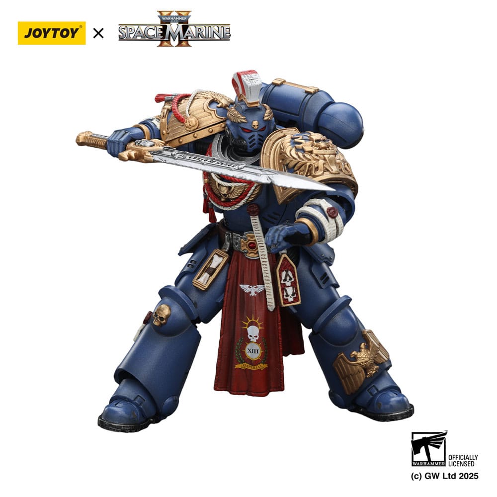 Warhammer 40,000: Space Marine 2 Actionfigur Ultramarines Relic Primus Armourwith Plasma Pistol and Combat Blade 13 cm - Preorder - ETA: 25.04.2026