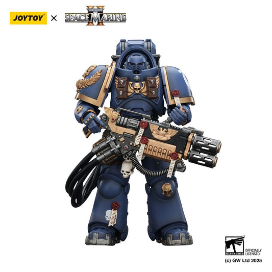 Warhammer 40,000: Space Marine 2 Actionfigur Ultramarines Heavy Artificer Armor with Relic Multi-Melta 13 cm - Preorder - ETA: 25.04.2026