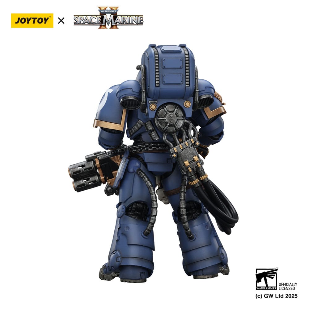 Warhammer 40,000: Space Marine 2 Actionfigur Ultramarines Heavy Artificer Armor with Relic Multi-Melta 13 cm - Preorder - ETA: 25.04.2026