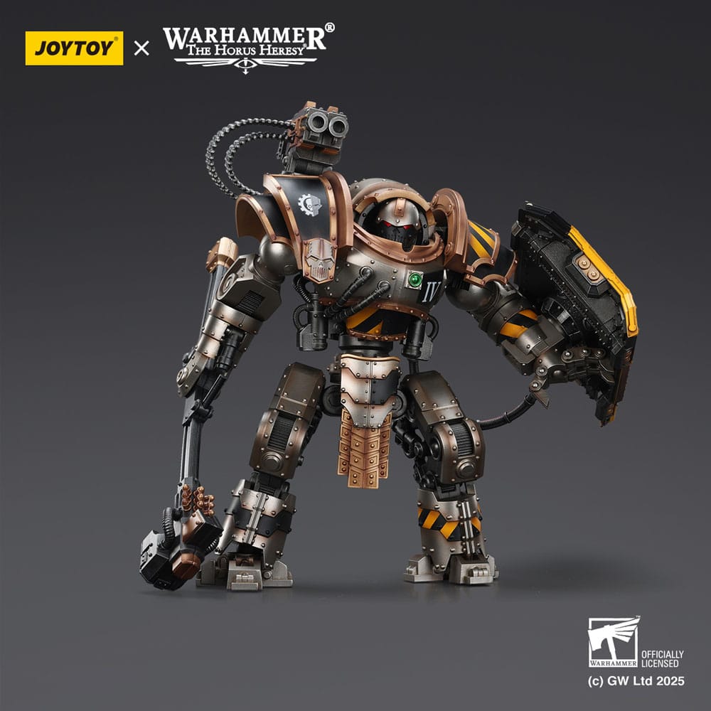 Warhammer The Horus Heresy Actionfigur Iron Warriors Iron Circle Domitar-Ferrum Class Battle-automata with Karceri Battle Shield 24 cm - Preorder - ETA: 25.04.2026