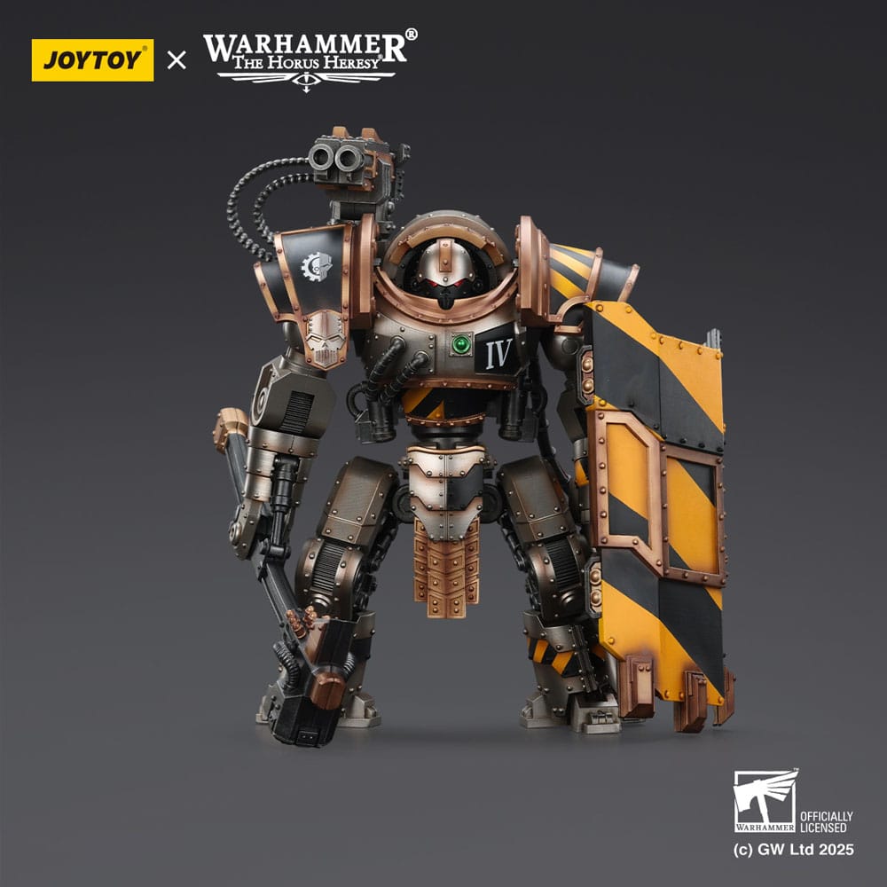 Warhammer The Horus Heresy Actionfigur Iron Warriors Iron Circle Domitar-Ferrum Class Battle-automata with Karceri Battle Shield 24 cm - Preorder - ETA: 25.04.2026