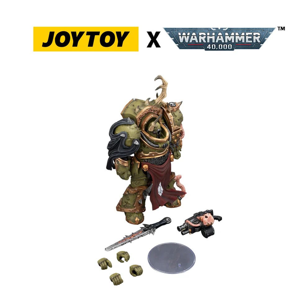 Warhammer 40,000 Actionfigur Death Guard Blightlord Terminator 3 with Combi-bolter and Bubotic Blade 14 cm - Versand: 7 Tage nach Bestellung