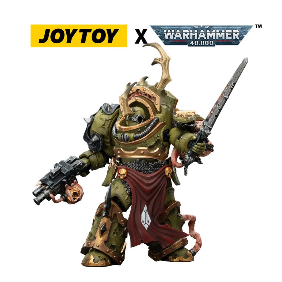 Warhammer 40,000 Actionfigur Death Guard Blightlord Terminator 3 with Combi-bolter and Bubotic Blade 14 cm - Versand: 7 Tage nach Bestellung