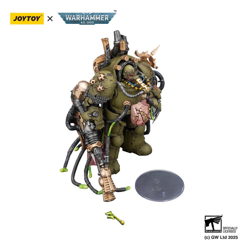 Warhammer 40,000 Actionfigur Death Guard Lord of Virulence with Power Fist and Twin Plague Spewer 14 cm - Versand: 7 Tage nach Bestellung
