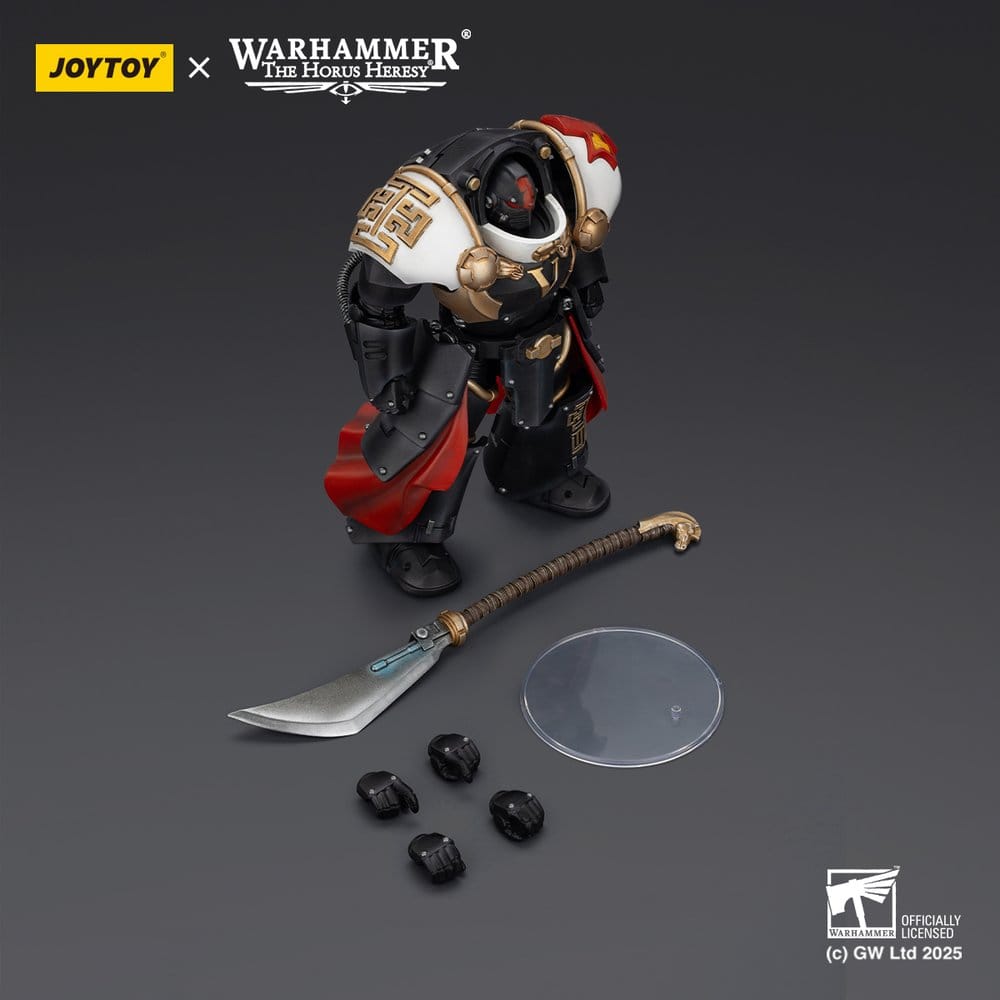 Warhammer The Horus Heresy Actionfigur White Scars Ebon Keshig Terminator 1 with Power Glaive 13 cm - Versand: 7 Tage nach Bestellung