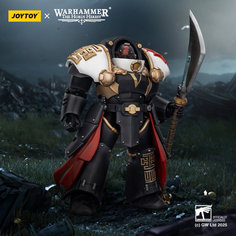 Warhammer The Horus Heresy Actionfigur White Scars Ebon Keshig Terminator 1 with Power Glaive 13 cm - Versand: 7 Tage nach Bestellung