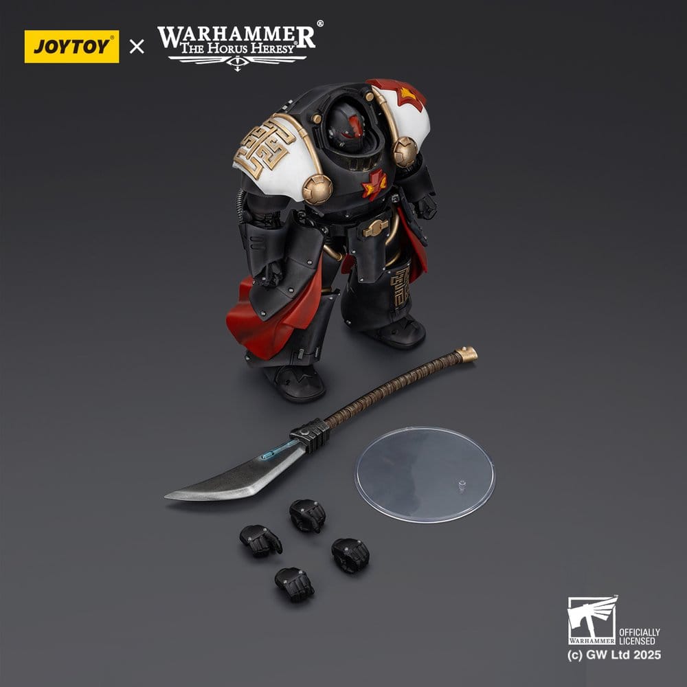 Warhammer The Horus Heresy Actionfigur White Scars Ebon Keshig Terminator 2 with Power Glaive 13 cm - Versand: 7 Tage nach Bestellung