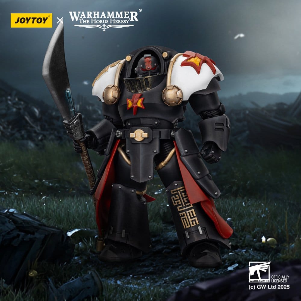 Warhammer The Horus Heresy Actionfigur White Scars Ebon Keshig Terminator 2 with Power Glaive 13 cm - Versand: 7 Tage nach Bestellung