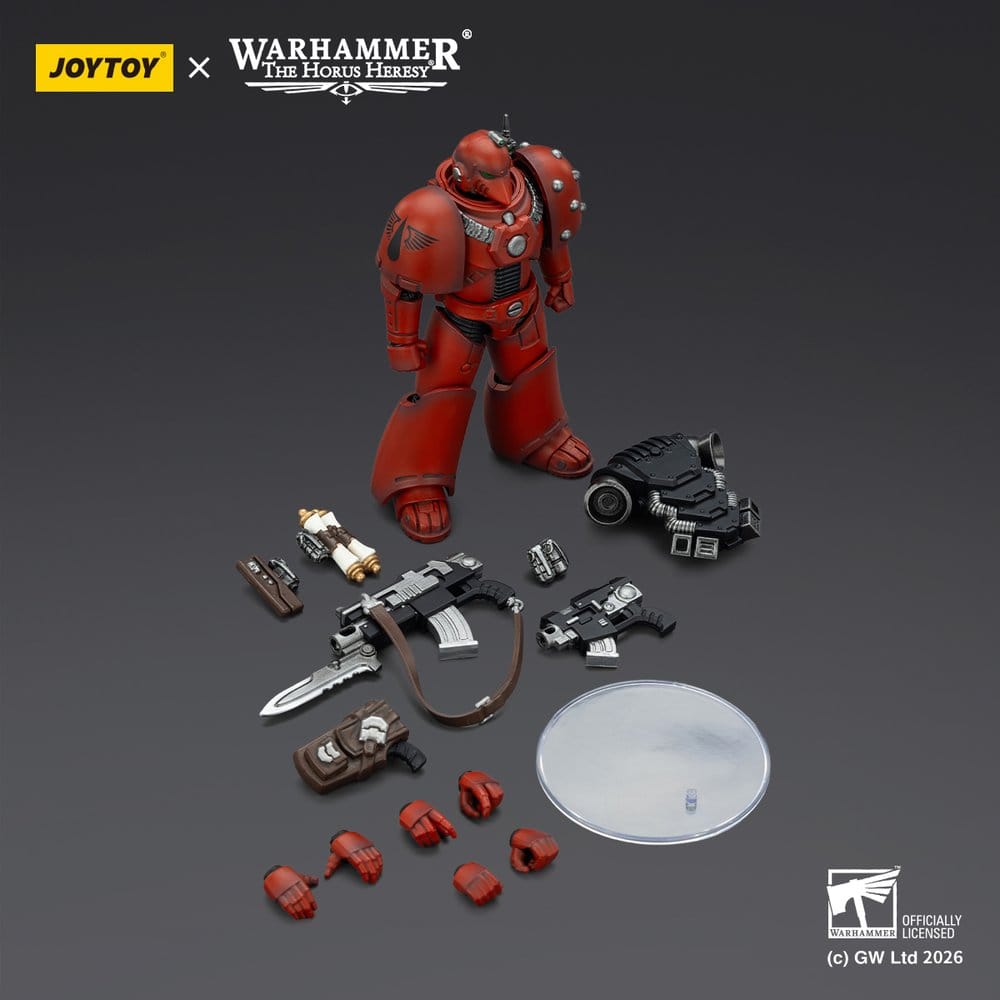Warhammer The Horus Heresy Actionfigur Blood Angels MKVI Tactical Legionary 12 cm - Versand: 7 Tage nach Bestellung