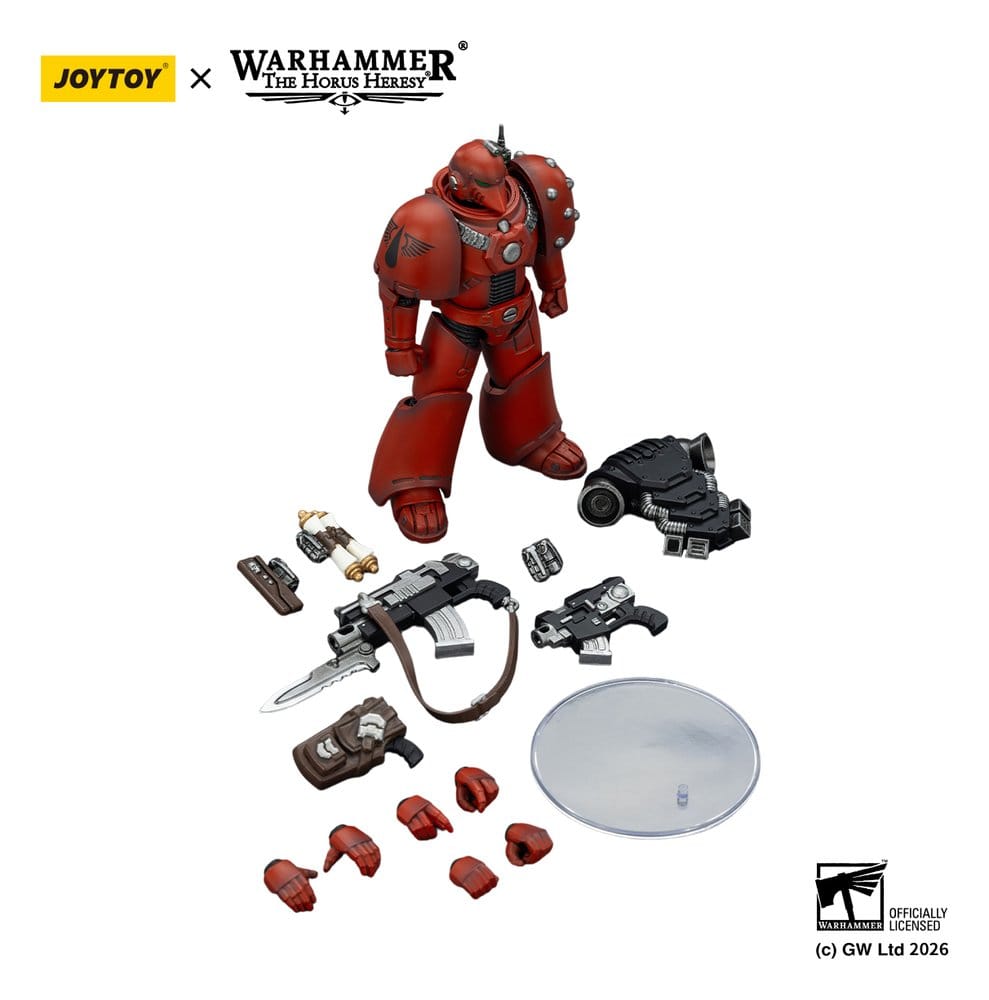 Warhammer The Horus Heresy Actionfigur Blood Angels MKVI Tactical Legionary 12 cm - Versand: 7 Tage nach Bestellung