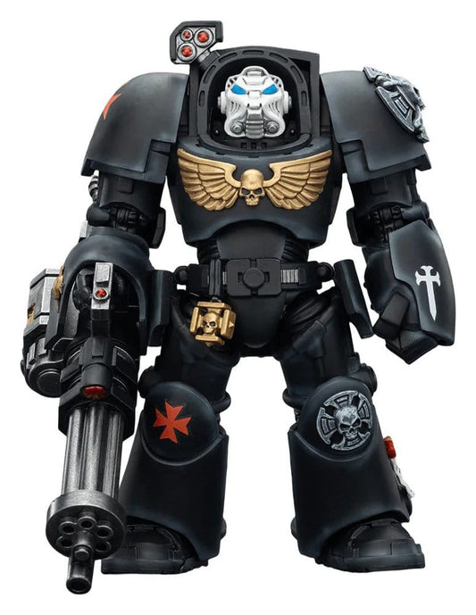 Warhammer 40,000 Actionfigur Black Templars Terminator 3 with Power Fist and Assault Cannon 14 cm - Preorder - ETA: 25.06.2026