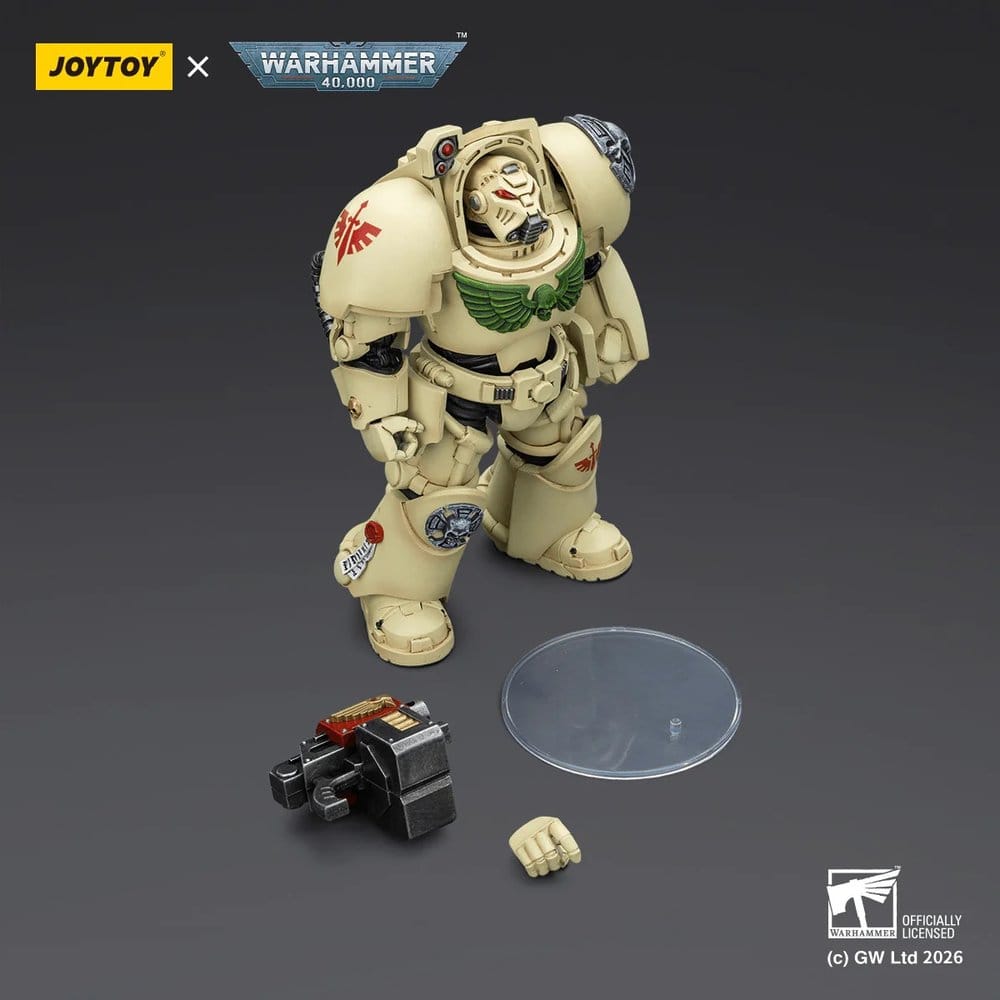 Warhammer 40,000 Actionfigur Dark Angels Deathwing Terminator 2 with Power Fist and Storm Bolter 14 cm - Preorder - ETA: 25.06.2026