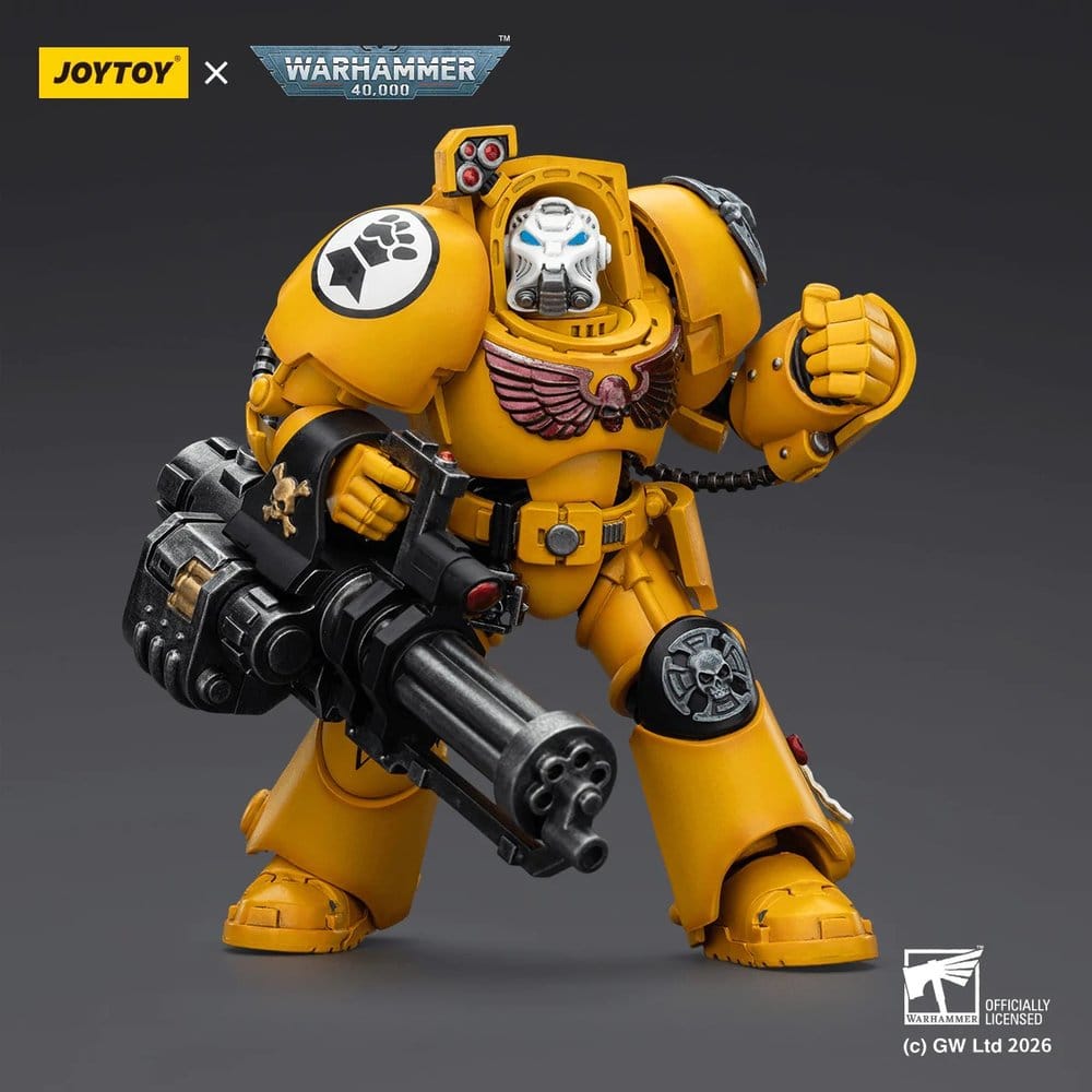 Warhammer 40,000 Actionfigur Imperial Fists Terminator 3 with Power Fist and Assault Cannon 14 cm - Preorder - ETA: 25.06.2026