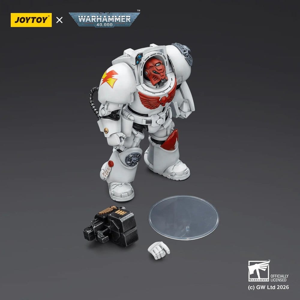 Warhammer 40,000 Actionfigur White Scars Terminator 2 with Power Fist and Storm Bolter 14 cm - Preorder - ETA: 16.07.2026