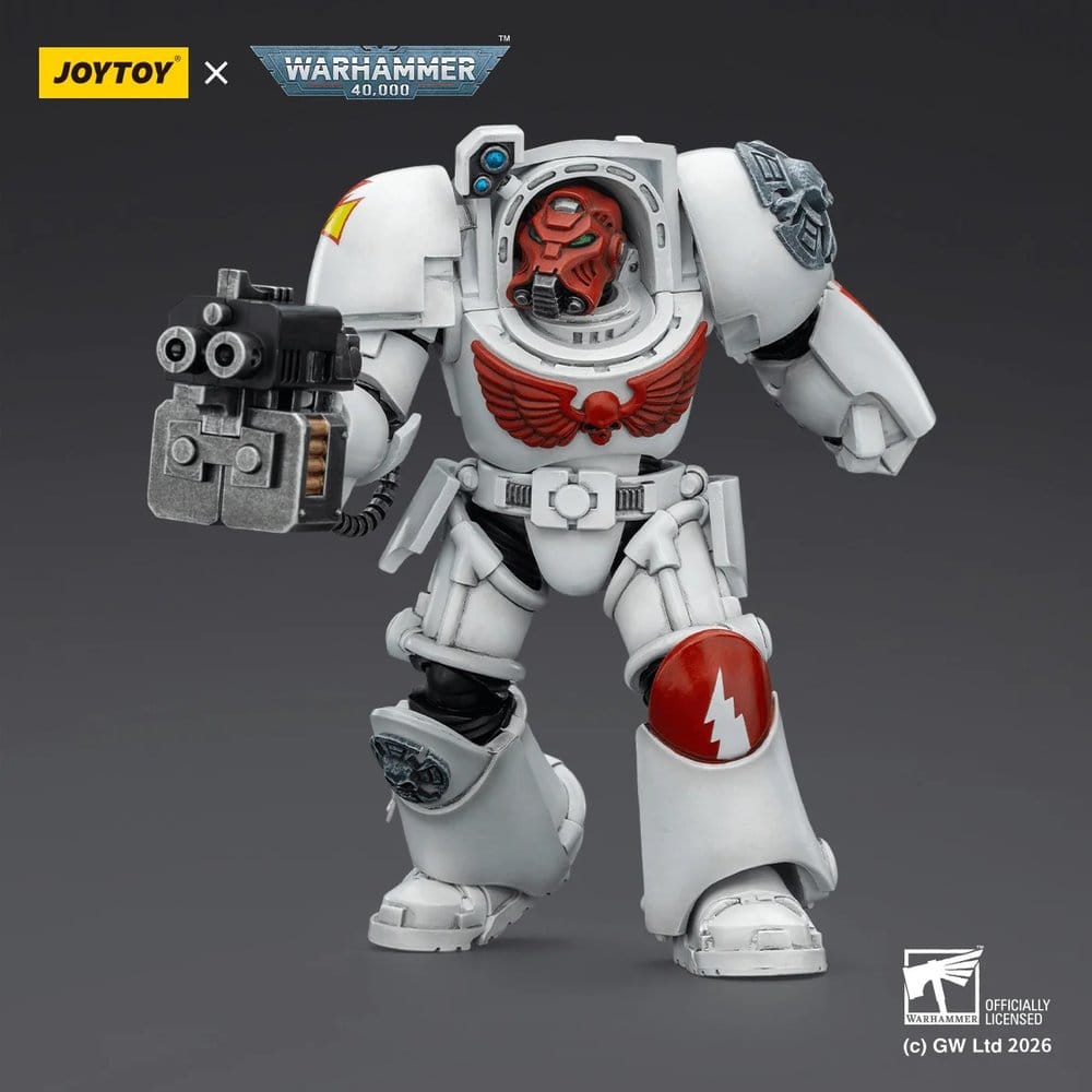Warhammer 40,000 Actionfigur White Scars Terminator 2 with Power Fist and Storm Bolter 14 cm - Preorder - ETA: 16.07.2026