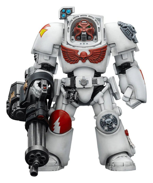 Warhammer 40,000 Actionfigur White Scars Terminator 3 with Power Fist and Assault Cannon 14 cm - Preorder - ETA: 25.06.2026
