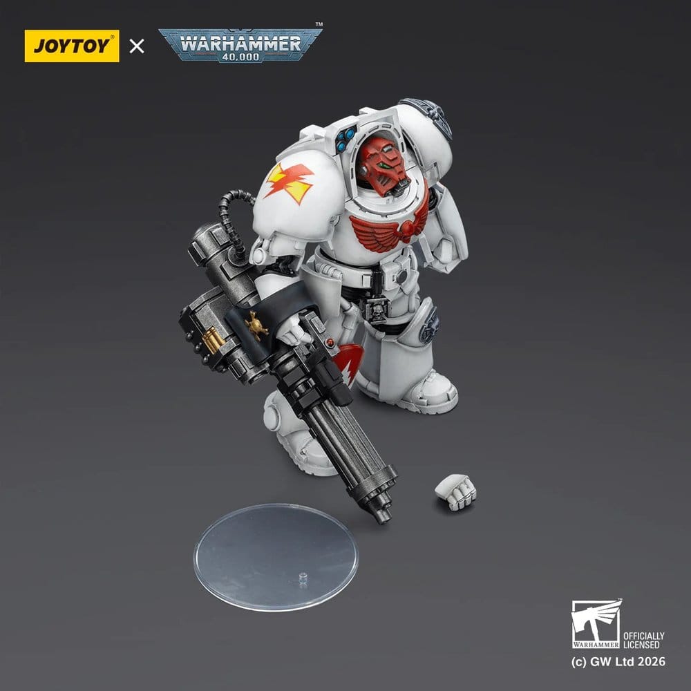 Warhammer 40,000 Actionfigur White Scars Terminator 3 with Power Fist and Assault Cannon 14 cm - Preorder - ETA: 16.07.2026