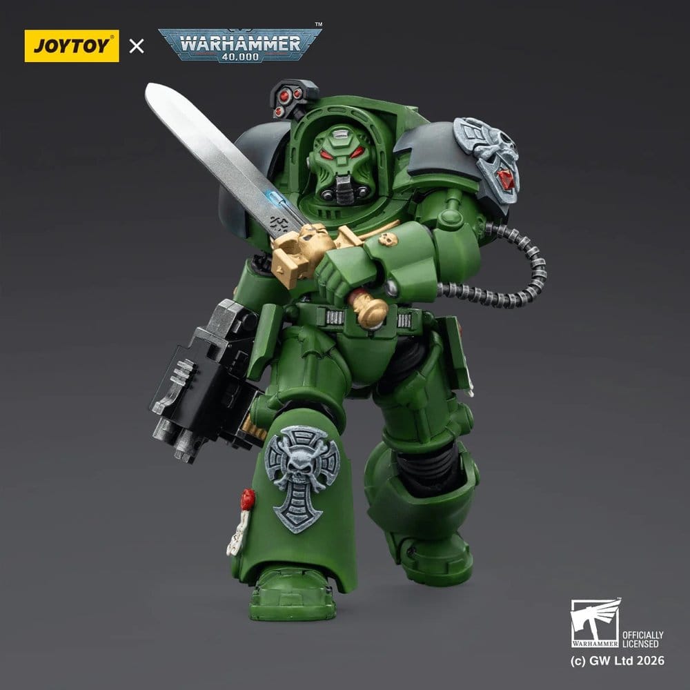 Warhammer 40,000 Actionfigur Salamanders Terminator 1 with Power Sword and Storm Bolter 14 cm - Preorder - ETA: 16.07.2026