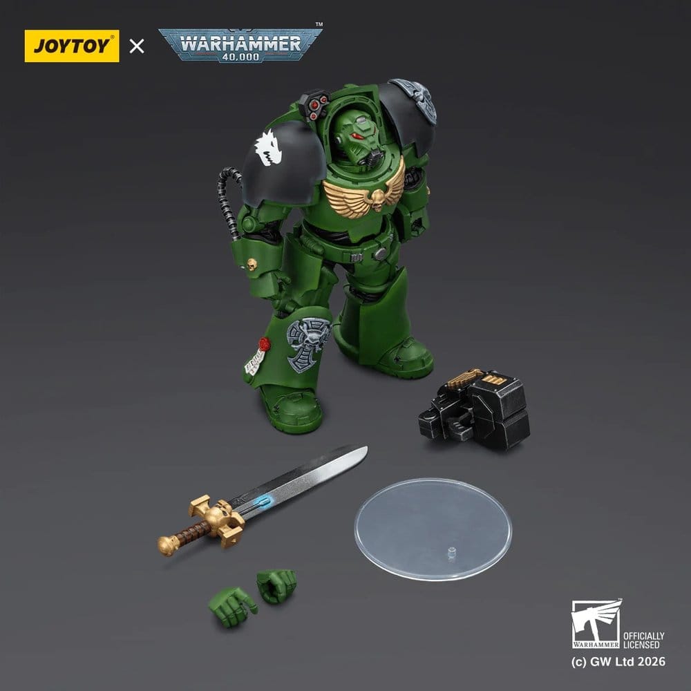 Warhammer 40,000 Actionfigur Salamanders Terminator 1 with Power Sword and Storm Bolter 14 cm - Preorder - ETA: 16.07.2026
