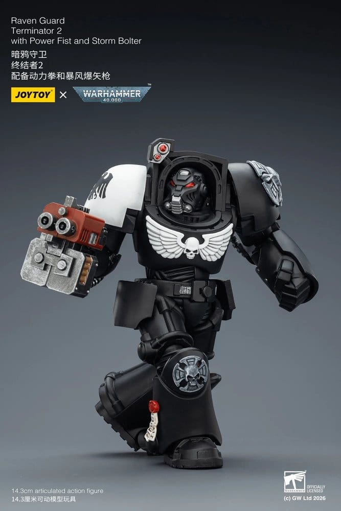 Warhammer 40,000 Actionfigur Raven Guard Terminator 2 with Power Fist and Storm Bolter 14 cm - Preorder - ETA: 16.07.2026