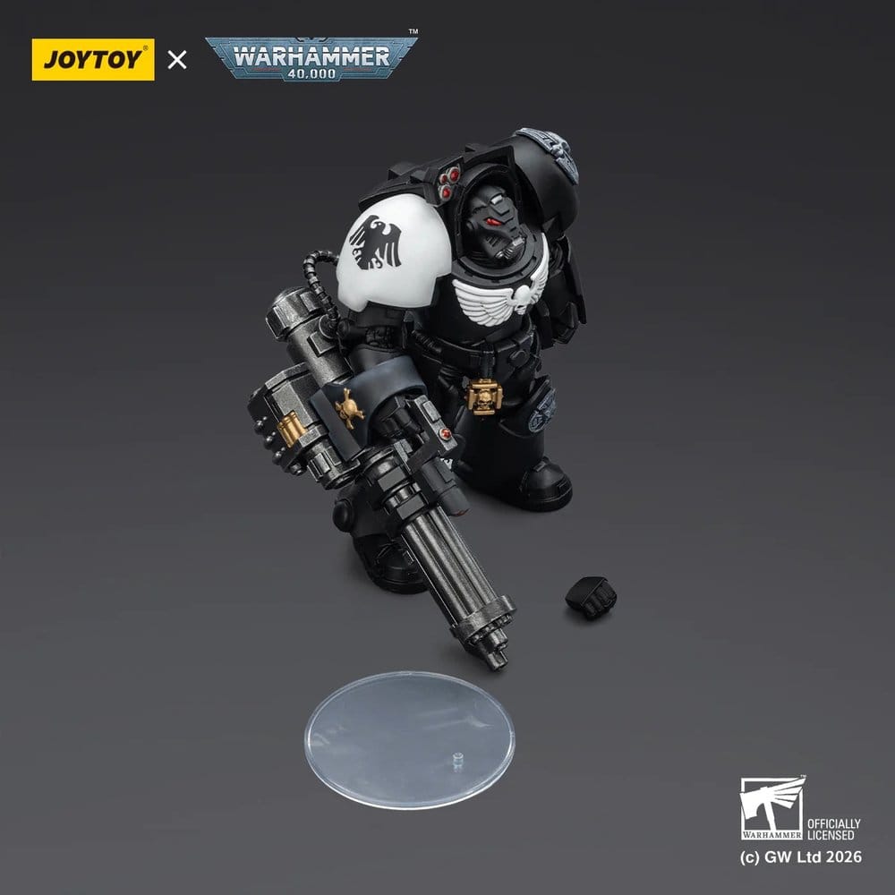 Warhammer 40,000 Actionfigur Raven Guard Terminator 3 with Power Fist and Assault Cannon 14 cm - Preorder - ETA: 16.07.2026