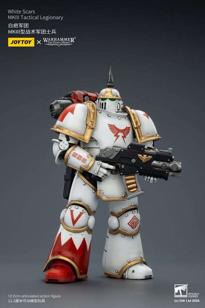 Warhammer The Horus Heresy Actionfigur White Scars MKIll Tactical Legionary 12 cm - Preorder - ETA: 16.07.2026