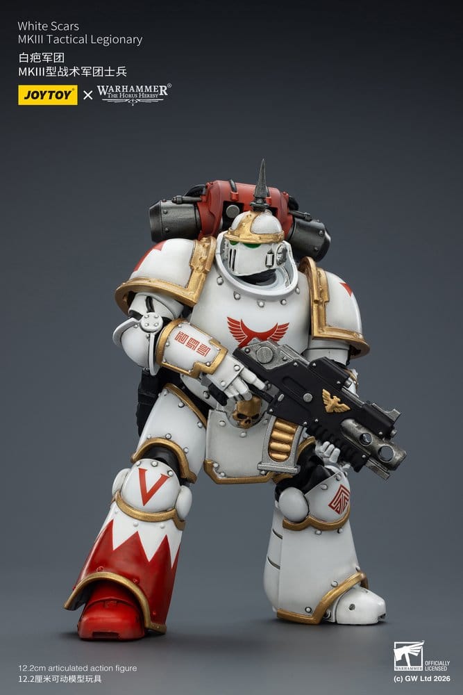Warhammer The Horus Heresy Actionfigur White Scars MKIll Tactical Legionary 12 cm - Preorder - ETA: 16.07.2026