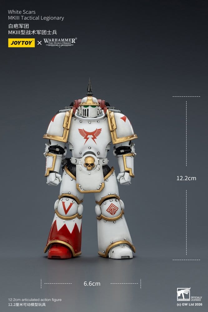 Warhammer The Horus Heresy Actionfigur White Scars MKIll Tactical Legionary 12 cm - Preorder - ETA: 16.07.2026