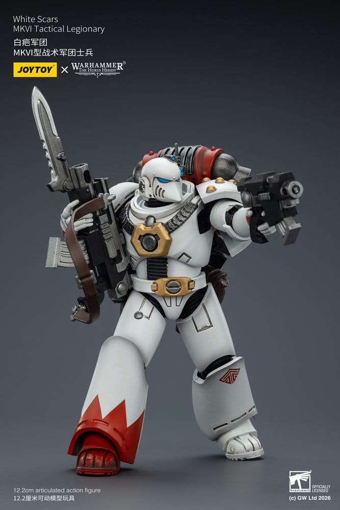 Warhammer The Horus Heresy Actionfigur White Scars MKVI Tactical Legionary 12 cm - Preorder - ETA: 16.07.2026