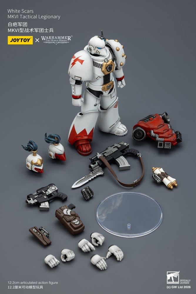 Warhammer The Horus Heresy Actionfigur White Scars MKVI Tactical Legionary 12 cm - Preorder - ETA: 16.07.2026