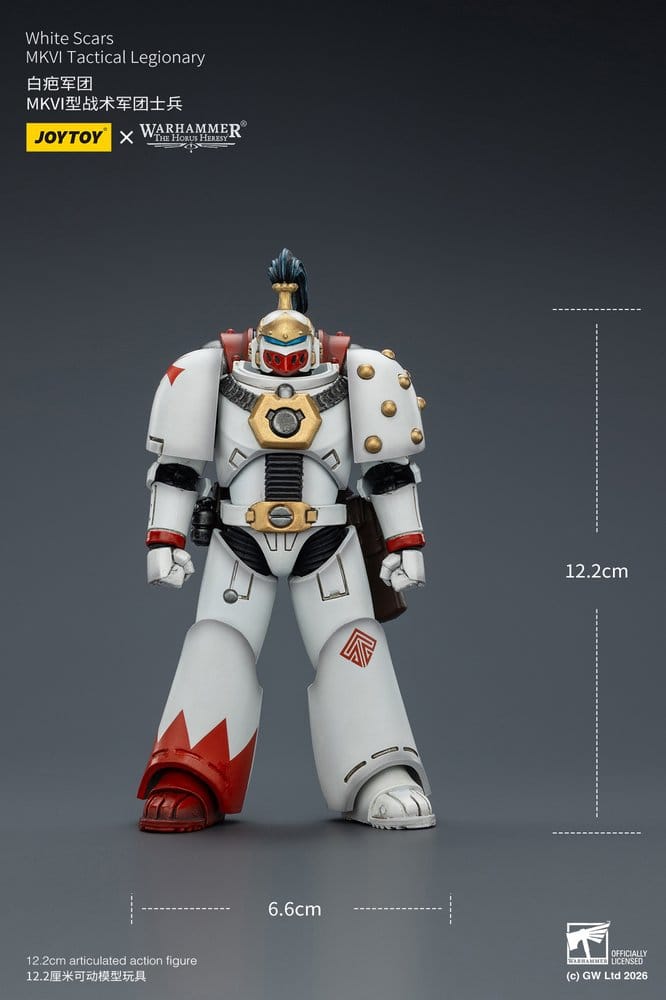 Warhammer The Horus Heresy Actionfigur White Scars MKVI Tactical Legionary 12 cm - Preorder - ETA: 16.07.2026