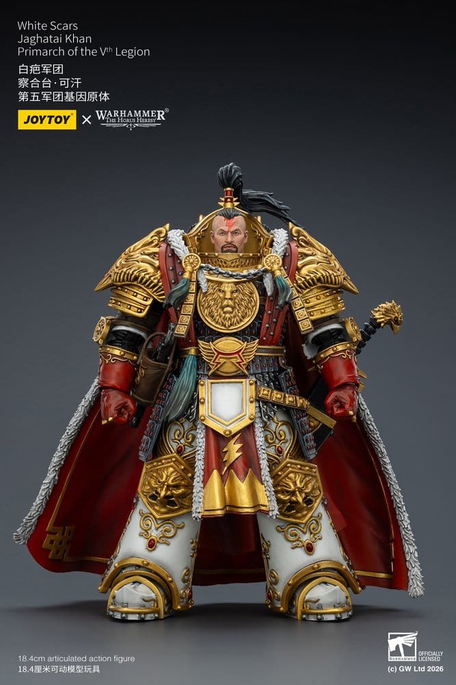 Warhammer The Horus Heresy Actionfigur White Scars Jaghatai Khan Primarch of the Vth Legion 19 cm - Preorder - ETA: 16.07.2026