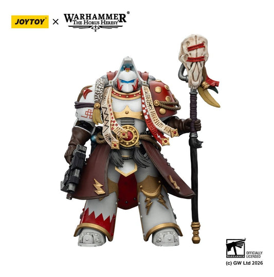 Warhammer 40,000 Actionfigur White Scars Stormseer Consulwith Force Staff and Bolt Pistol 12 cm - Preorder - ETA: 25.08.2026