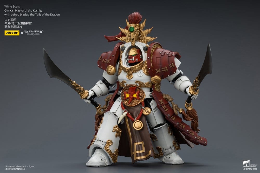 Warhammer The Horus Heresy Actionfigur White Scars Qin Xa - Master of the Keshig 14 cm - Preorder - ETA: 25.09.2026