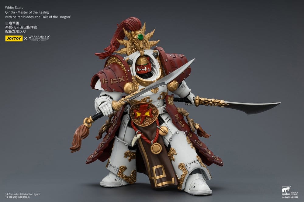 Warhammer The Horus Heresy Actionfigur White Scars Qin Xa - Master of the Keshig 14 cm - Preorder - ETA: 25.09.2026