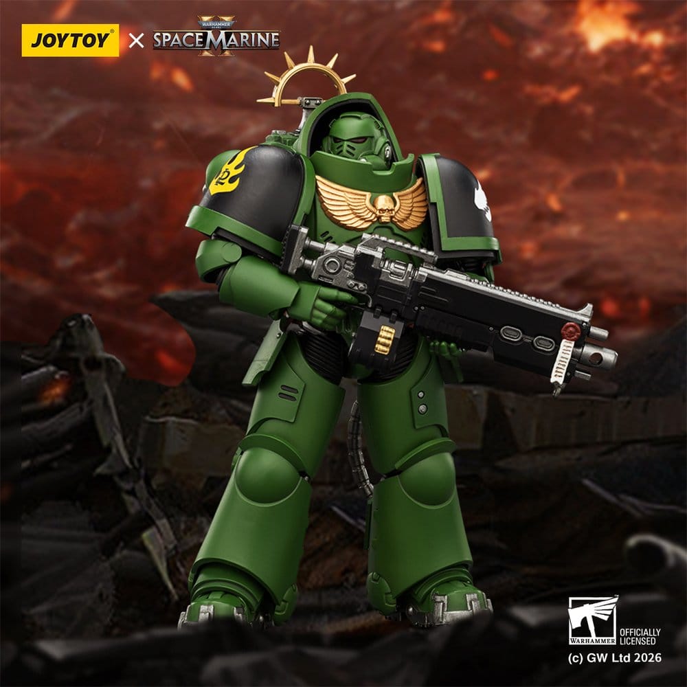 Warhammer 40,000 Actionfigur Game Edition Salamanders Heavy Intercessor 13 cm - Preorder - ETA: 10.08.2026