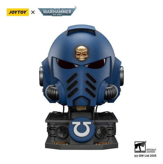 Warhammer 40,000 Captain MkX Helmet & Display Stand Ultramarines 44 cm - Preorder - ETA: 25.09.2026