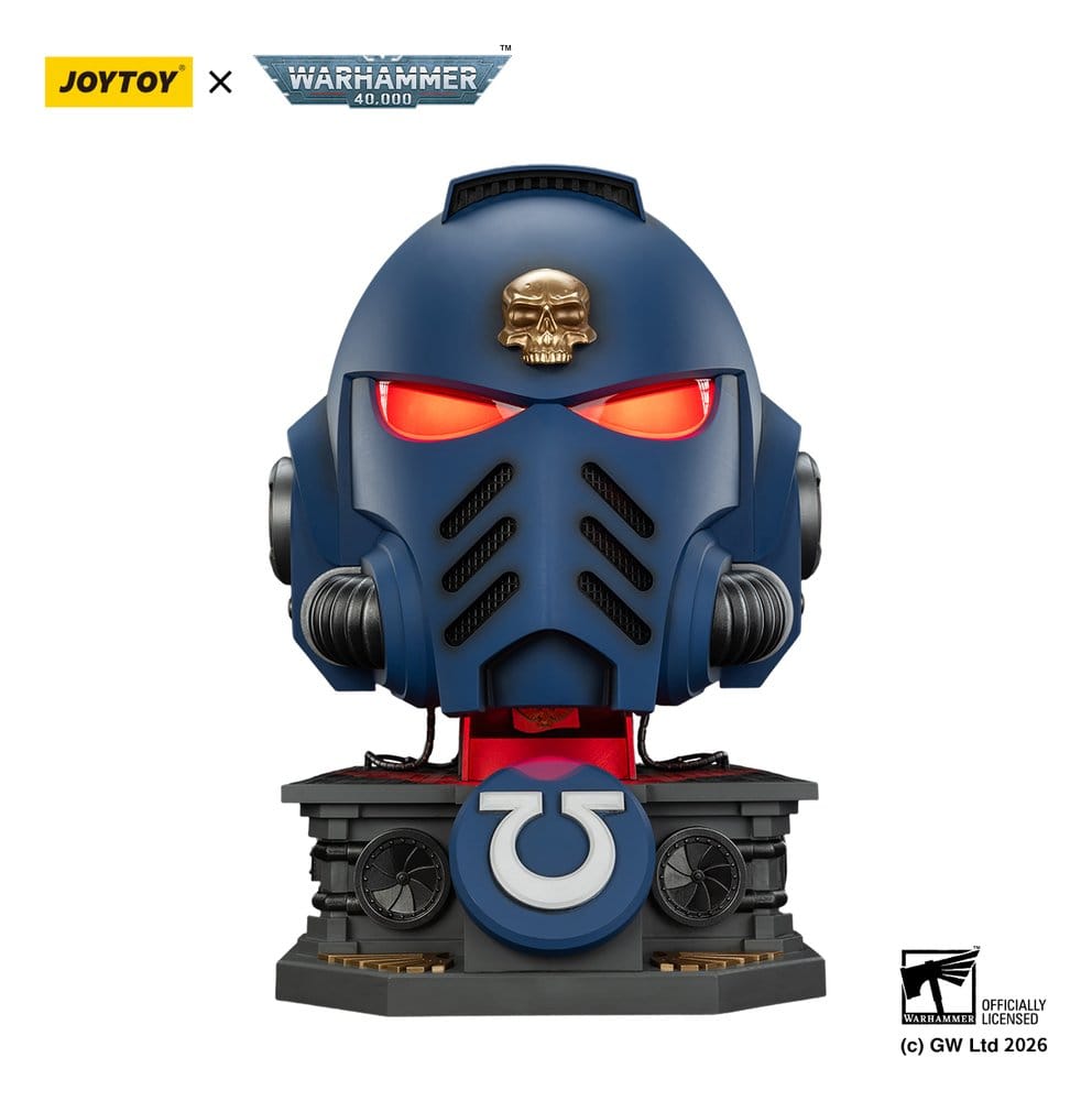Warhammer 40,000 Captain MkX Helmet & Display Stand Ultramarines 44 cm - Preorder - ETA: 25.09.2026