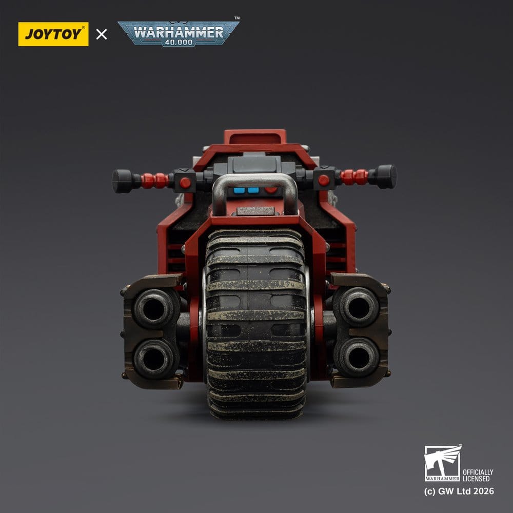 Warhammer 40,000 Raider-pattern Combat Bike Blood Angels with twin-linked bolt rifles 22 cm - Preorder - ETA: 25.09.2026