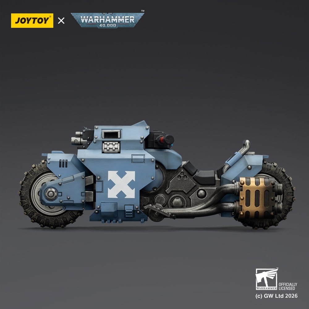 Warhammer 40,000 Raider-pattern Combat Bike Space Wolves with twin-linked bolt rifles 22 cm - Preorder - ETA: 10.08.2026